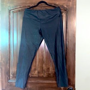 Intro | Faux Leather Tummy Control Leggings